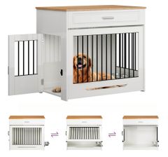 スチール製ドッグハウス マルチサークルハウス 屋内 屋外用 ［犬小屋