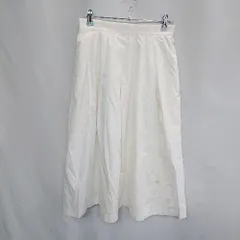 ◇ UNITED ARROWS ユナイテッドアローズ ロング丈 フレア スカート サイズ38 ホワイト レディース E  【1407180061545】