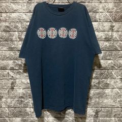 INDEPENDENT Tシャツ インディペンデント 超鬼ボロ 超鬼フェード INDEPENDENT Tシャツ インディペンデント 2XL ネイビー アイアンクロス