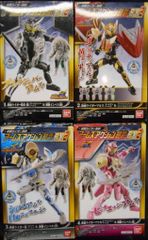 バンダイ アームズアクション鎧武EX2 仮面ライダー鎧武 全4種セット　アームズアクション鎧武EX2