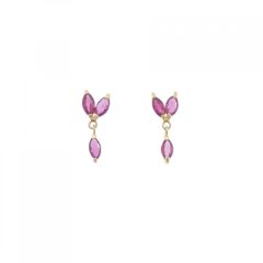 MONAKA jewellery ルビーピアス 2点 - メルカリ