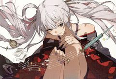 超かぐや姫！入場者特典第5弾「歌ってみた」イラストポストカード