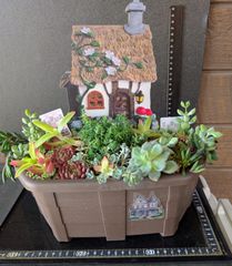 ❤️多肉植物❤️そのまま飾れる寄せ植え❤️花束うさぎちゃん