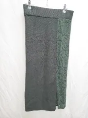 ◇ ⊇ AZUL BY MOUSSY アズールバイマウジー レース ロング丈 タイト スカート サイズM グリーン レディース P  【1409090003226】のサムネイル