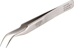 HOZAN Precision Tweezers, Fully Non-Magnetic, 120mm Length, 8mm Opening Width, 0.2mm Tip Width, Curved Tip, P-657 (Shipping to Okinawa and remote islands is not available) a0f18e64