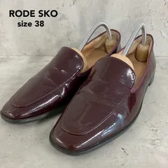 RODE SKO ロデスコ 38 ボルドー ワインレッド ローファー パンプス スクエアトゥ エナメル フラットシューズ ドレスシューズ XX46-2HW3501 アーバンリサーチ カジュアル ビジネス ★ ■■のサムネイル