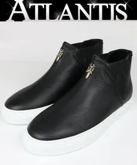 CHROME HEARTS 銀座店 クロムハーツ 新品 MID TOP ダガーパーツ スニーカー メンズ レザー シルバー SV925 size:37 黒 103010のサムネイル