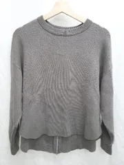 ◇ ⊇ apart by lowrys アパートバイ ローリーズ バックジップ 長袖 トップス カットソー サイズF グレー レディース P  【1409090032219】のサムネイル
