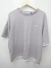 ◇ Θ　Φ CONVERSE コンバース コットン　バックプリント 半袖 Tシャツ　カットソー サイズXL パープル メンズ P  【1409090034824】のサムネイル