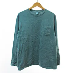 ベルバシーン Velva Sheen Tシャツ カットソー 長袖 ポケ付 USA製 M 緑 グリーン 1118のサムネイル