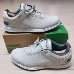 (新品)SKECHERS スケッチャーズ ゴーゴルフ メンズ ゴルフシューズ ベージュ 265mmのサムネイル