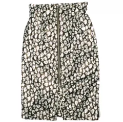 PHEENY フィーニー 日本製 Leopard Jacquared Font Zip Skirt レオパードラメスカート PA17-SK03 2 BROWN ボトムス g24163のサムネイル