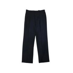 美品】yori セレモニーピンタックパンツ ネイビー 34 - メルカリ