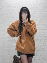 送料込 希少 カーハート カモフラージュ インナーフリース マウンテン