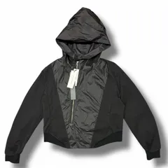 参考上代55000円 未使用 JULIUS 23SS CUT & SEWN FOR MALE_ju32 フーディー パーカー ナイロンジャケット ユリウス 817CUM9 ブラック 1 （8130M）のサムネイル