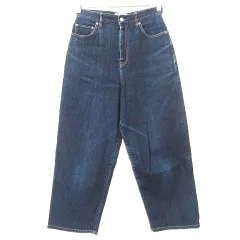 マッキントッシュフィロソフィー MACKINTOSH PHILOSOPHY ワイド デニム パンツ ストレッチ ジーンズ 三陽商会 36 インディゴのサムネイル
