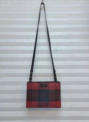 赤と黒のチェック柄ショルダーバッグロリータ系新品未使用 - メルカリ