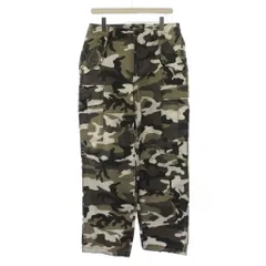 stussy迷彩カーゴパンツ30 ストゥーシー ステューシー STUSSY カーゴパンツ ジップフライ カモフラ 迷彩柄 30