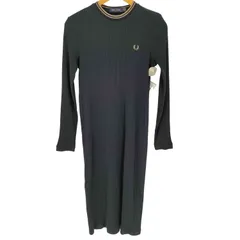 フレッドペリー FRED PERRY リブニットドレス レディース EUR：38 