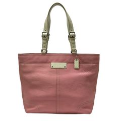 COACH コーチ トートバッグ 肩掛け バイカラー ピンク フラワー
