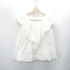 ◇ ⊂ N. Natural Beauty Basic エヌ コットン100％ ノースリーブ サイズM ホワイト系 レディース E  【1409100043198】のサムネイル