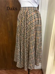 DAKS 正規品 Classic CHECK プリーツスカートのサムネイル