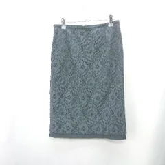 ◇ Θ BARNYARDSTORM バンヤードストーム 花柄シアー 膝上 タイト スカート サイズM ネイビー レディース E  【1409100044645】のサムネイル