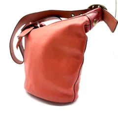 COACH y2k bucket red leather shoulder bag 00s コーチ ショルダーバッグ  バケツ型