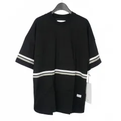 スタンプド STAMPD Tシャツ カットソー 半袖 ライン Sサイズ ブラック 黒 のサムネイル