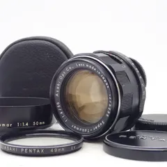 美品 ASAHI PENTAX Super Takumar 50mm f1.4 初期型 8枚玉 標準 単焦点 プライム マニュアル オールドレンズ 1275235のサムネイル