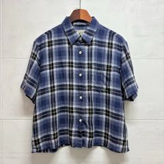 MARGARET HOWELL LARGE CHECK LINEN シャツ 1 - メルカリ