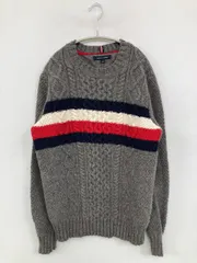 TOMMY HILFIGER トミーヒルフィガー ニット/セーター M グレー
