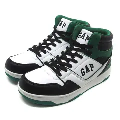 ギャップ GAP 防水 ハイカット スニーカー ホワイト グリーン 白 緑 25cm GPU22342 美品のサムネイル