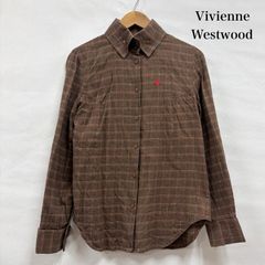 美品訳あり ヴィヴィアンウエストウッドレッドレーベル チェックシャツ