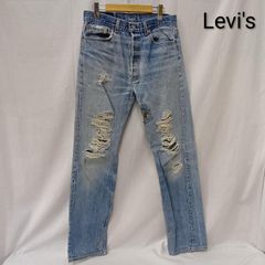 07M076◯00s Levis501 USA製 襤褸 デニム ジーンズ W34 - メルカリ