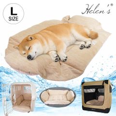 HARRY'S PET ベッド クッションマット チェック柄 ベージュ 犬 猫