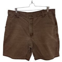 Carhartt ブラウン カーゴショートパンツ 36インチ - メルカリ