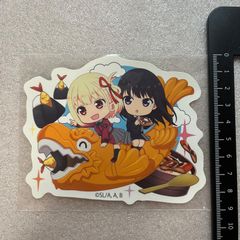 リコリス・リコイル ご当地 ダイカット ステッカー 愛知 シール 天むす No.30
