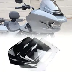 【送料無料】ハーレーダビッドソン(Harley-Davidson) CVO ロードグライド(Road Glide)専用 10インチフロントウインドシールド ABS製 ブラック/グレー/クリア 防風・耐衝撃・UVカット ドレスアップ効果抜群 ツーリング快適!のサムネイル