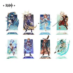 原神・公式　アクリルスタンド（七聖召喚）楓原万葉　アルベド　ナナ　リサ　放浪者・スカラマシュ　ディシア　ヨォーヨ　ニィロウ　ドリー　白朮