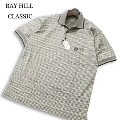 【新品 未使用】 BAY HILL CLASSIC ベイヒル クラシック 春夏 レナウン★ 半袖 ロゴ刺繡 ポロシャツ 日本製 Sz.M メンズのサムネイル
