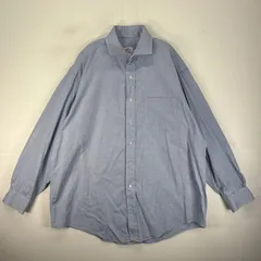 古着 ブルックスブラザーズ Brooks Brothers 長袖シャツ 胸ポケット USA製 Makers L  ブルー系 無地 メンズ