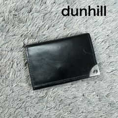 dunhill 名刺入れ 黒 革 ブラック ダンヒル カード入れ ビジネス