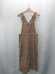 ◇ ⊇ COLZA コルザ ジャンパースカート コーデュロイ - ロング丈 ワンピース サイズM ブラウン レディース E  【1409240051985】のサムネイル