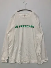 CROSS & STITCH Tシャツ/カットソー XX-LARGE ホワイト 前面プリント ミドル丈 長袖 クルーネック(丸首)