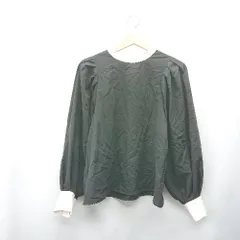 ◇ ⊇ classicalelf クラシカルエルフ バックリボン 長袖 バックリボントップス シャツ サイズM ブラック レディース E  【1409240052418】のサムネイル