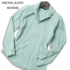 MICHEL KLEIN HOMME ミッシェルクラン オム 通年★ 長袖 スリム シャツ 日本製 Sz.46 メンズのサムネイル