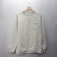 ◇ ⊇ coen コーエン 裏起毛 長袖 スウェット サイズ SMALL ライトグレー系 メンズ E  【1409240053460】
