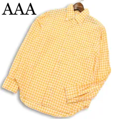 KATO' BASIC カトー AAA 春夏★ 長袖 チェック ボタンダウン シャツ 日本製 Sz.M メンズのサムネイル