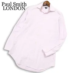 Paul Smith LONDON ポールスミス ロンドン 通年★ 長袖 切替 花柄 ストライプ シャツ Sz.S メンズ